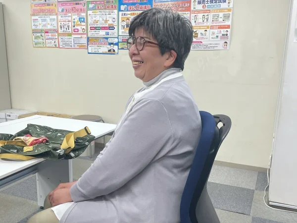 質問しやすい雰囲気や、先生方の優しさについて話してくださいました。